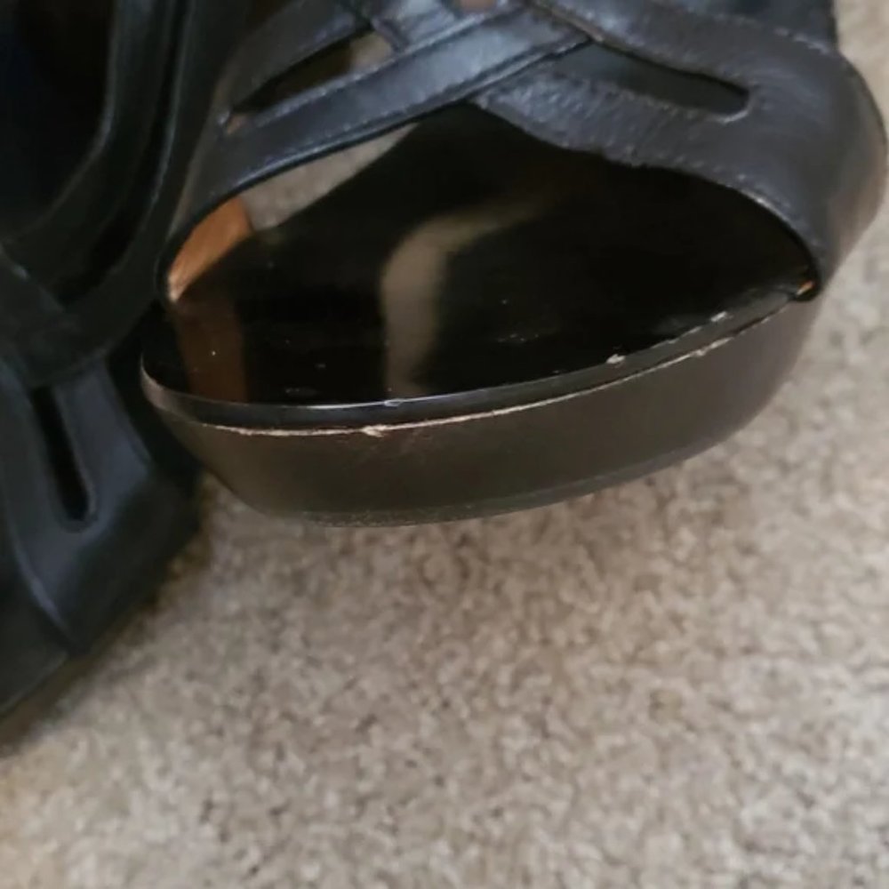 Givenchy strappy Geometric Wedge Heels - Picture 5 of 8